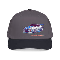 Racing Skyline Embroidered Cap — Vintage GT Sports Car Hat