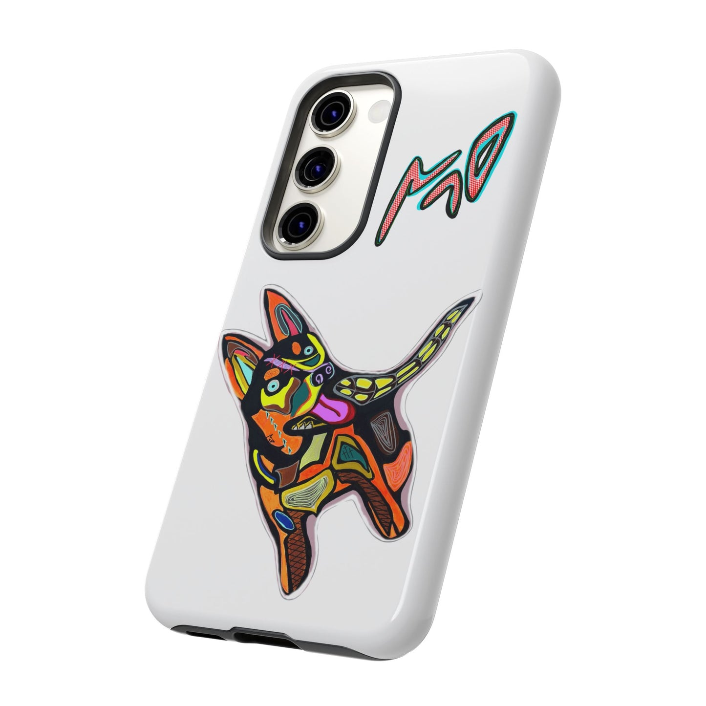 HUSKY  Colorful Abstract Dog Phone Case — 'MAD' Signature Protective Case
