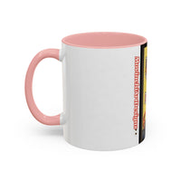 SAN JUAN.  Colorful Street Art Coffee Mug — Vibrant Alleyway & Playful Emblem Accent Mug