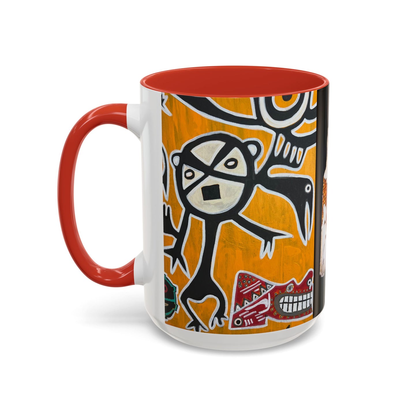 Puerto Rico Flag Coffee Mug — Rustic Street Art Accent Mug (11/15 oz)