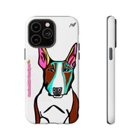 MR Bull Terrier Phone Case — Colorful Pop Art Tough Cases for Dog Lovers