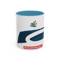 AERIAL.   Wave Accent Coffee Mug — Watersports Lover Gift