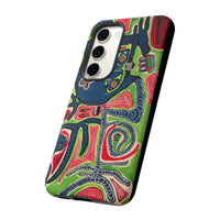 Abstract AFTERLIFE Phone Case — Bold Psychedelic Music Art