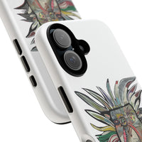 Colorful Tribal Monkey Phone Case — Artistic Totem iPhone Cover