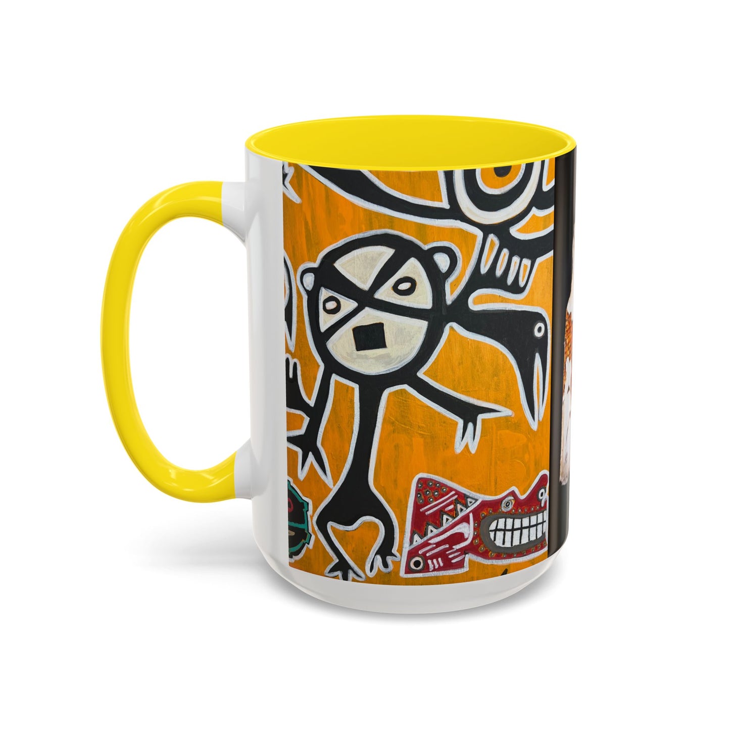 Puerto Rico Flag Coffee Mug — Rustic Street Art Accent Mug (11/15 oz)
