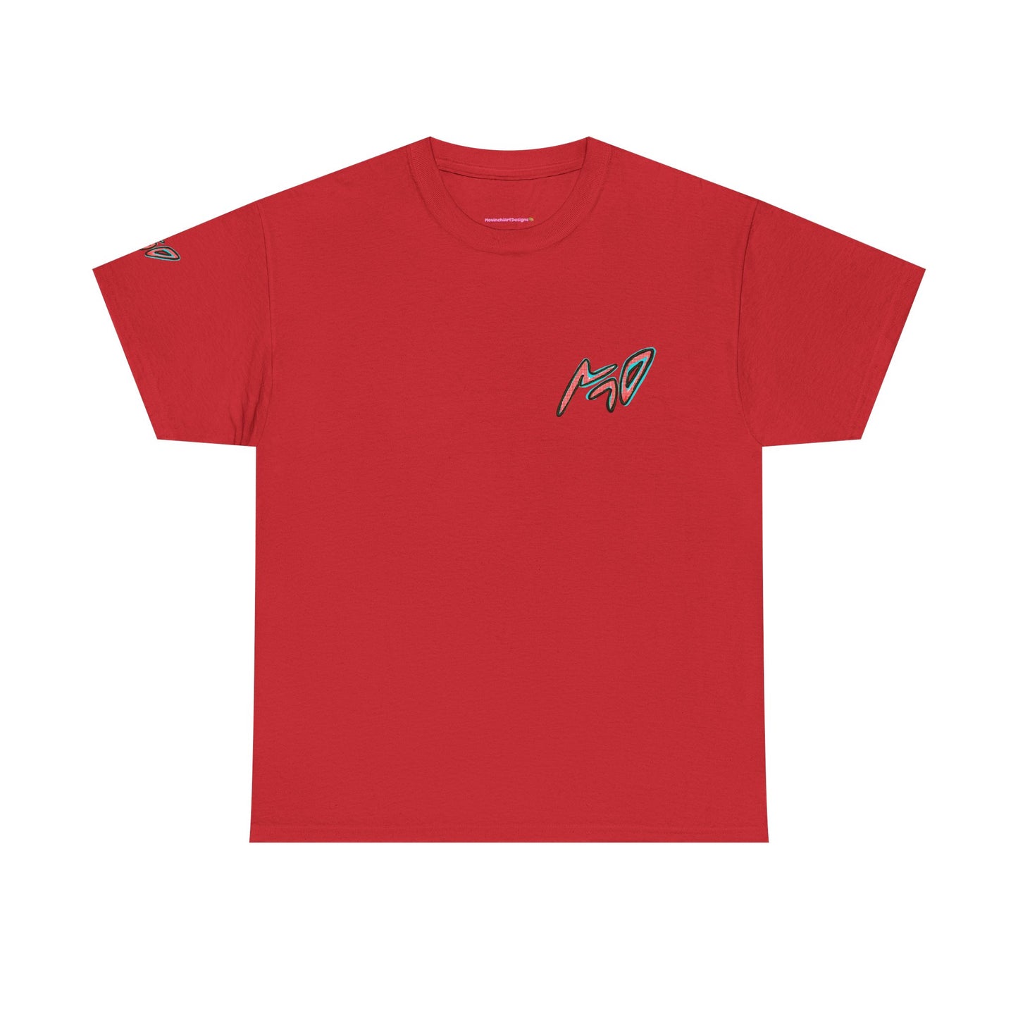 Graphic Tee — Colorful CRAZY TUNA  Illustration Back Print Tee