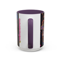 Psychedelic RYDER2.0   Space Goat Accent Coffee Mug — Colorful Cosmic Animal Art (11/15oz)