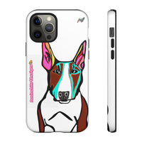 MR Bull Terrier Phone Case — Colorful Pop Art Tough Cases for Dog Lovers