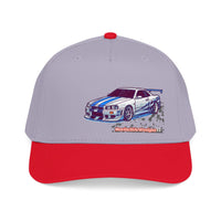 Racing Skyline Embroidered Cap — Vintage GT Sports Car Hat