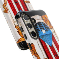 Puerto Rican Flag Phone Case - Rustic Coquí Door Design Tough Case