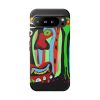 CRAZY.   Tribal Face Phone Case — Colorful Modern Art iPhone Cover