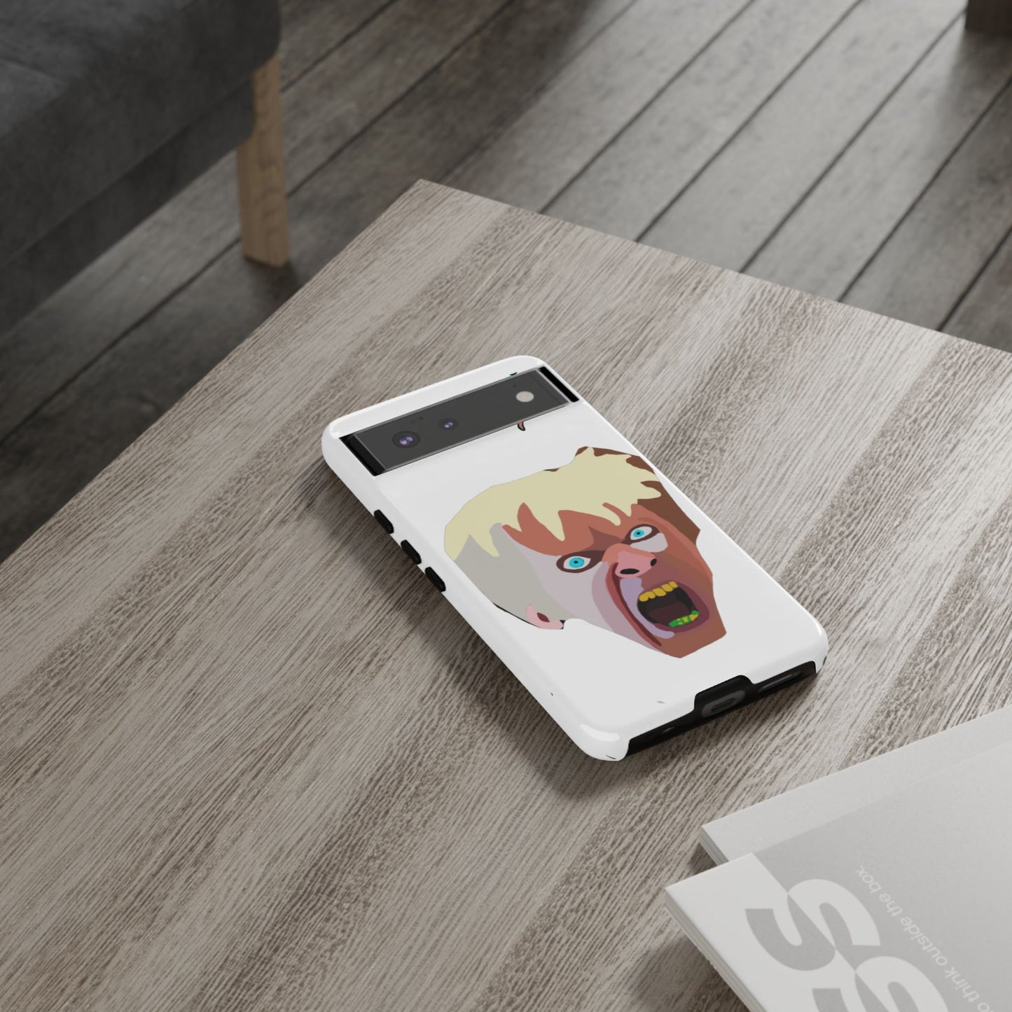 KAREN.  Phone Case — Retro Horror Face Graphic ("Tough Cases")