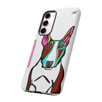 MR Bull Terrier Phone Case — Colorful Pop Art Tough Cases for Dog Lovers
