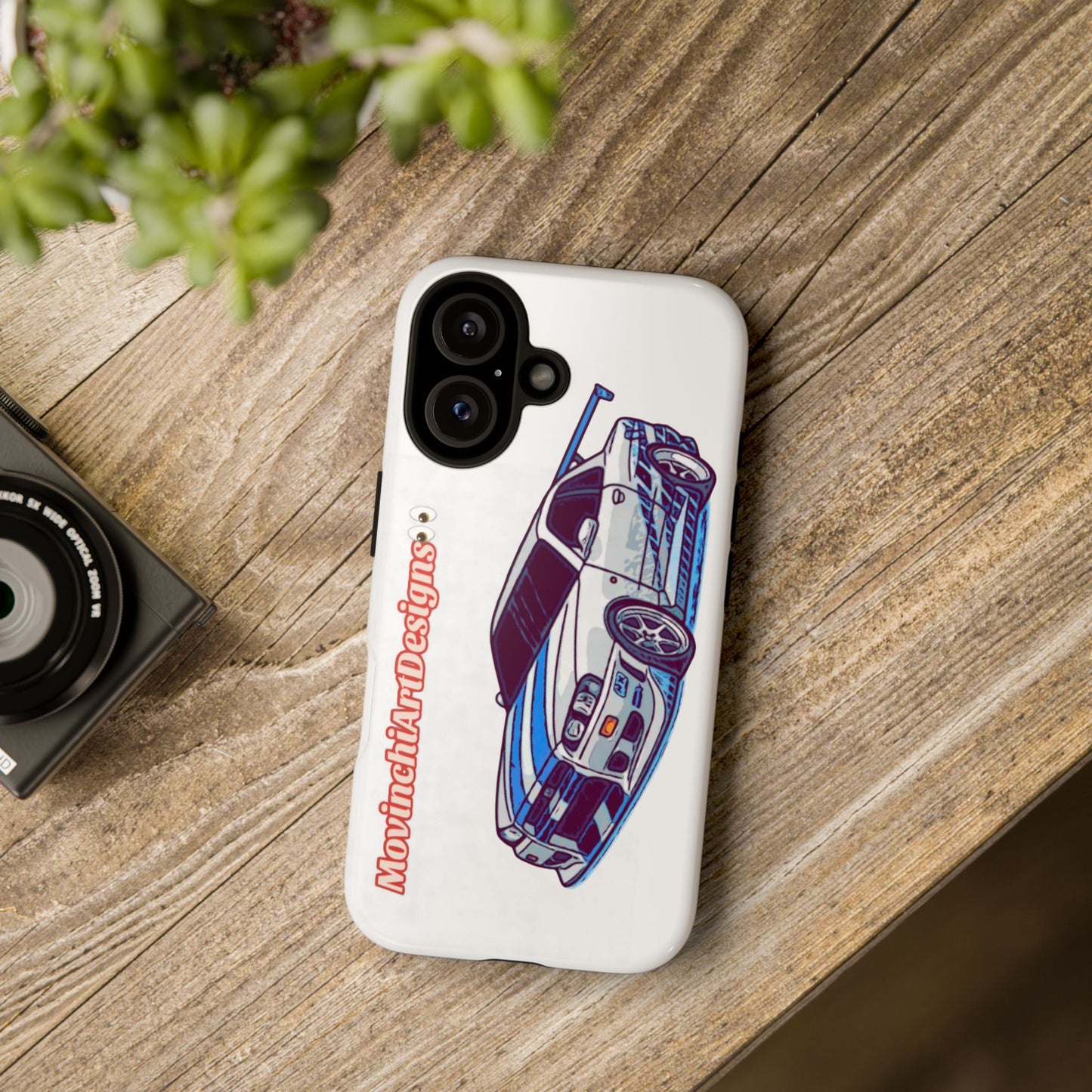 Retro Skyline r34 Phone Case — Vintage Sports Car Graphic