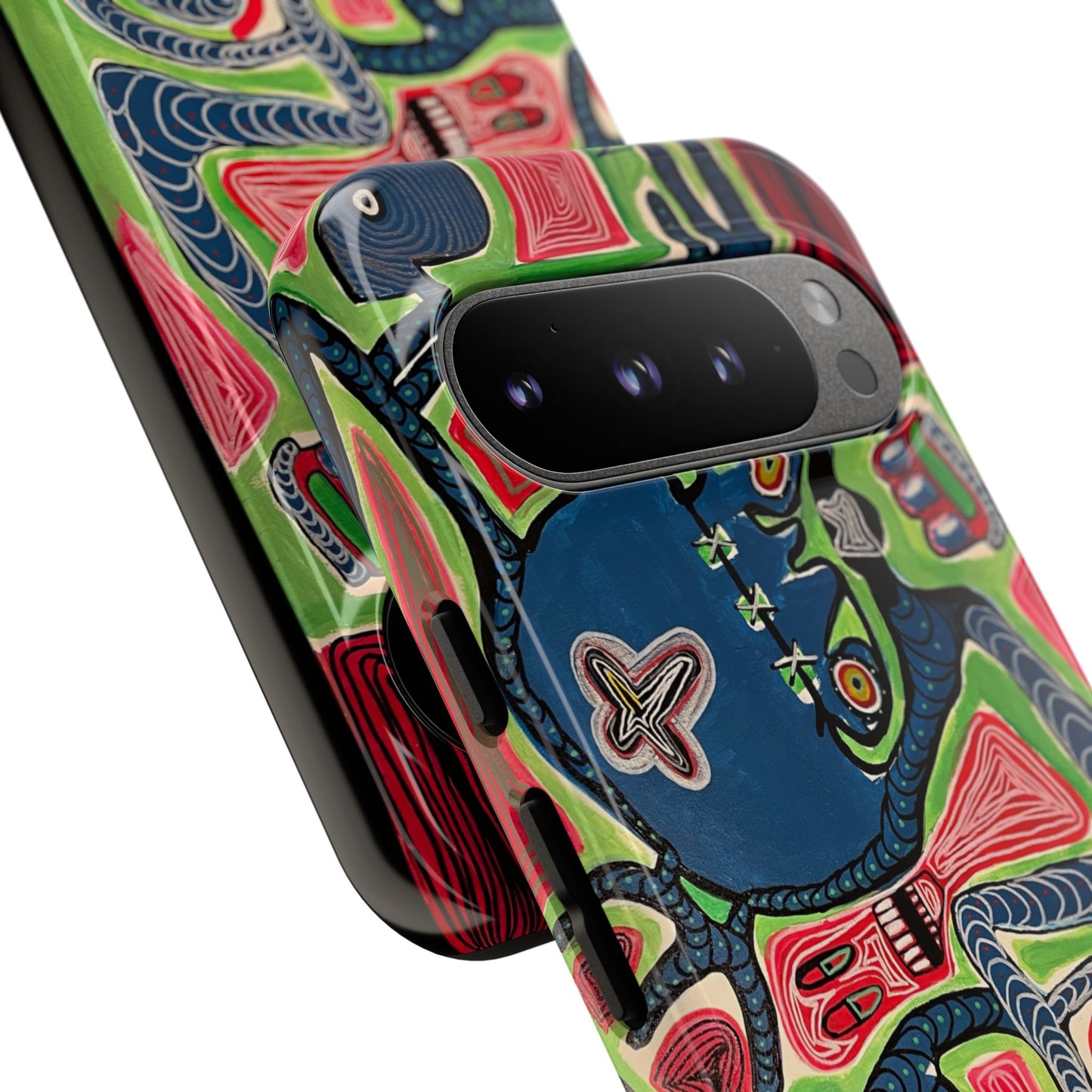 Abstract AFTERLIFE Phone Case — Bold Psychedelic Music Art