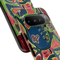 Abstract AFTERLIFE Phone Case — Bold Psychedelic Music Art