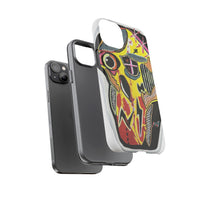 VINCENT.  Skull Riot Phone Case – Colorful Abstract Horror Art Protective Cover