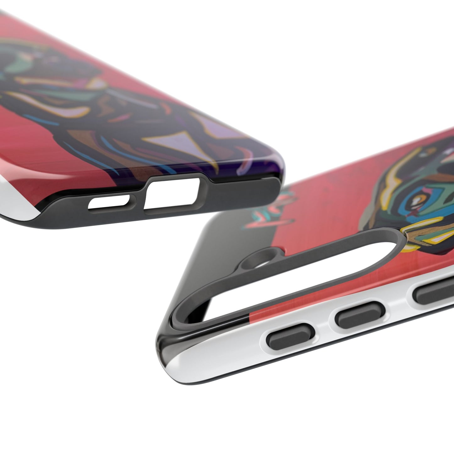 Colorful Pit LABRADOR Tough Phone Case — Vibrant Pop Art Dog Design