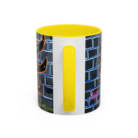 Abstract Street-Art Eye Coffee Mug — Colorful Graffiti Accent Mug (11/15 oz)