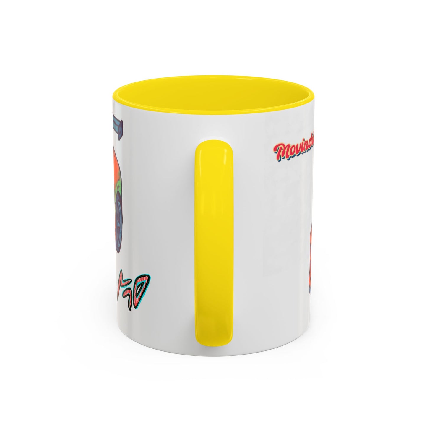 Racing Supra Accent Coffee Mug (11/15oz) — Orange Drift Car Design