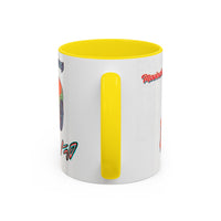 Racing Supra Accent Coffee Mug (11/15oz) — Orange Drift Car Design