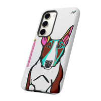 MR Bull Terrier Phone Case — Colorful Pop Art Tough Cases for Dog Lovers