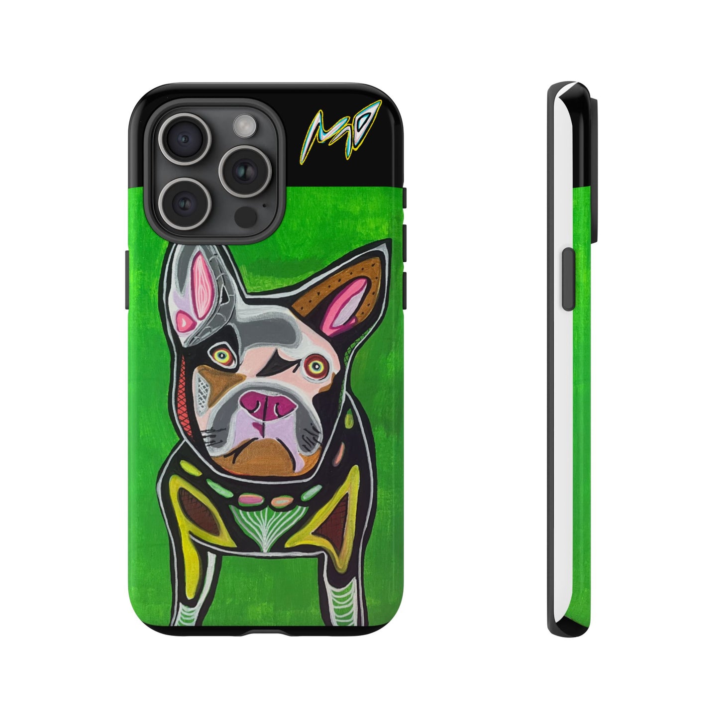 FRENCHIE  Art Phone Case – Colorful Pop Dog iPhone Cover