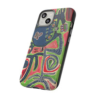 Abstract AFTERLIFE Phone Case — Bold Psychedelic Music Art