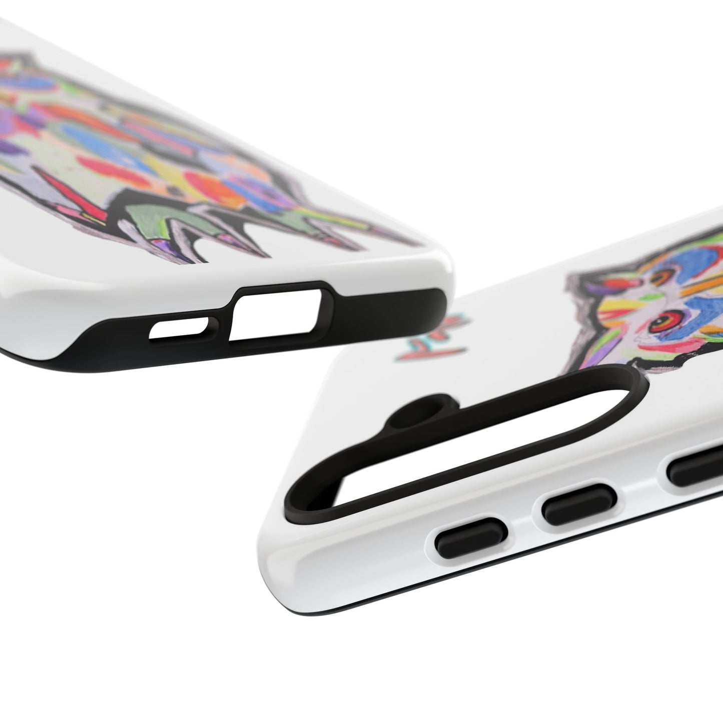 Colorful Owl Phone Case — Artistic Owl Illustration Tough Case