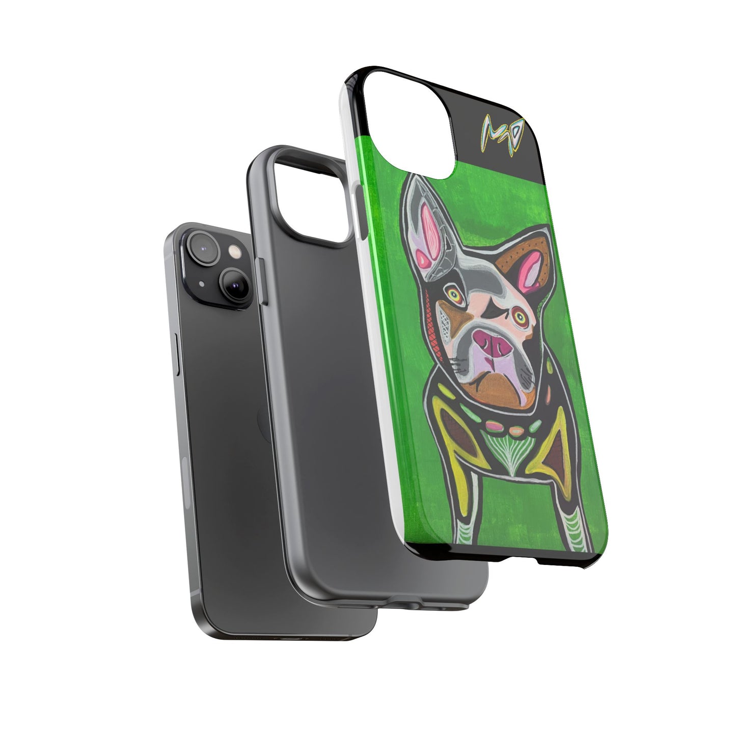 FRENCHIE  Art Phone Case – Colorful Pop Dog iPhone Cover