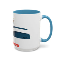 AERIAL.   Wave Accent Coffee Mug — Watersports Lover Gift
