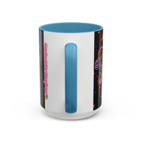 Psychedelic RYDER2.0   Space Goat Accent Coffee Mug — Colorful Cosmic Animal Art (11/15oz)