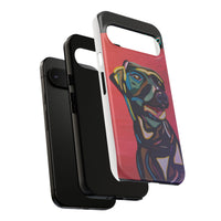 Colorful Pit LABRADOR Tough Phone Case — Vibrant Pop Art Dog Design