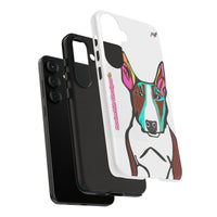 MR Bull Terrier Phone Case — Colorful Pop Art Tough Cases for Dog Lovers