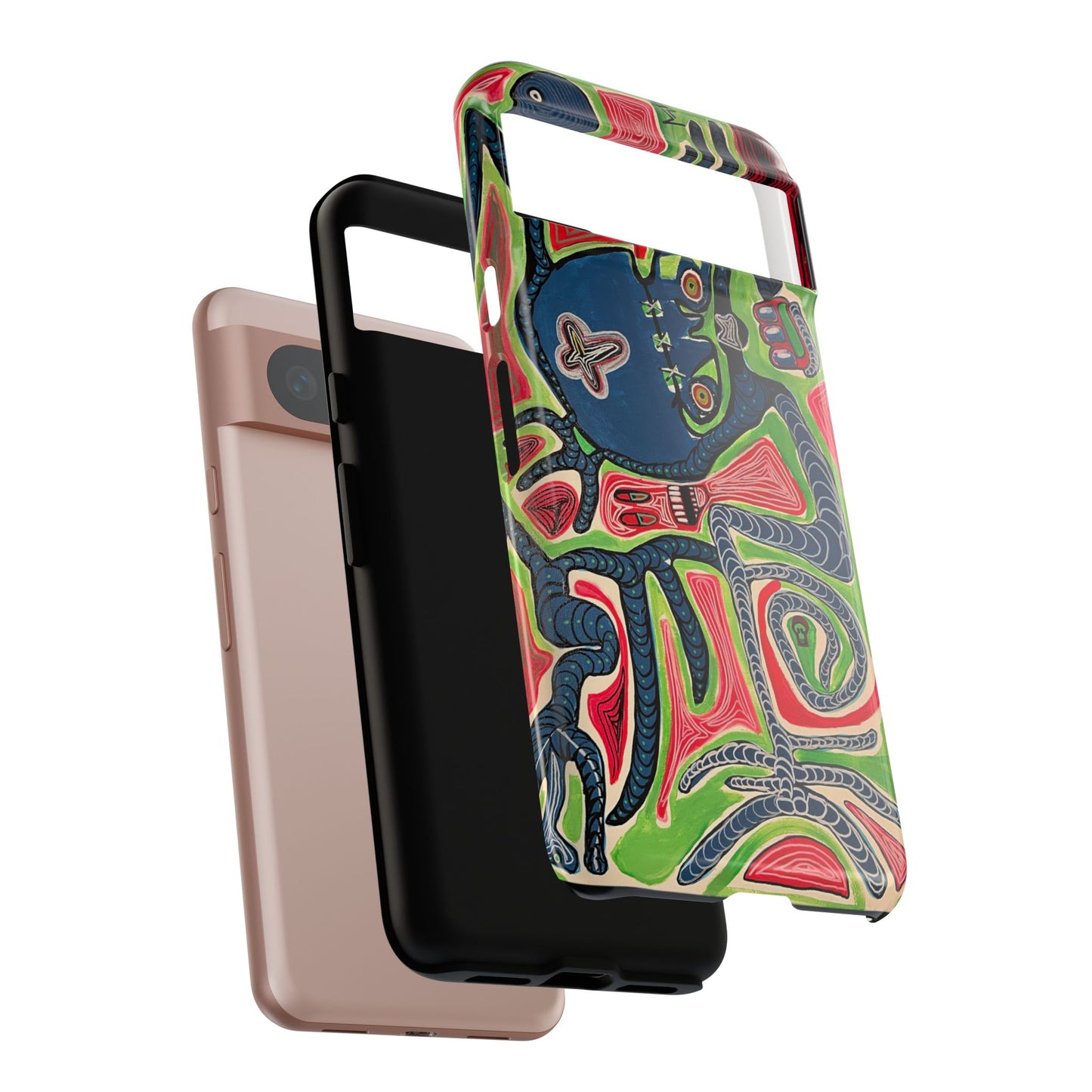 Abstract AFTERLIFE Phone Case — Bold Psychedelic Music Art