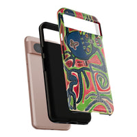 Abstract AFTERLIFE Phone Case — Bold Psychedelic Music Art