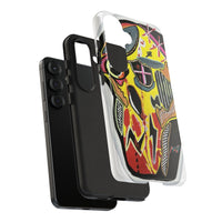 VINCENT.  Skull Riot Phone Case – Colorful Abstract Horror Art Protective Cover