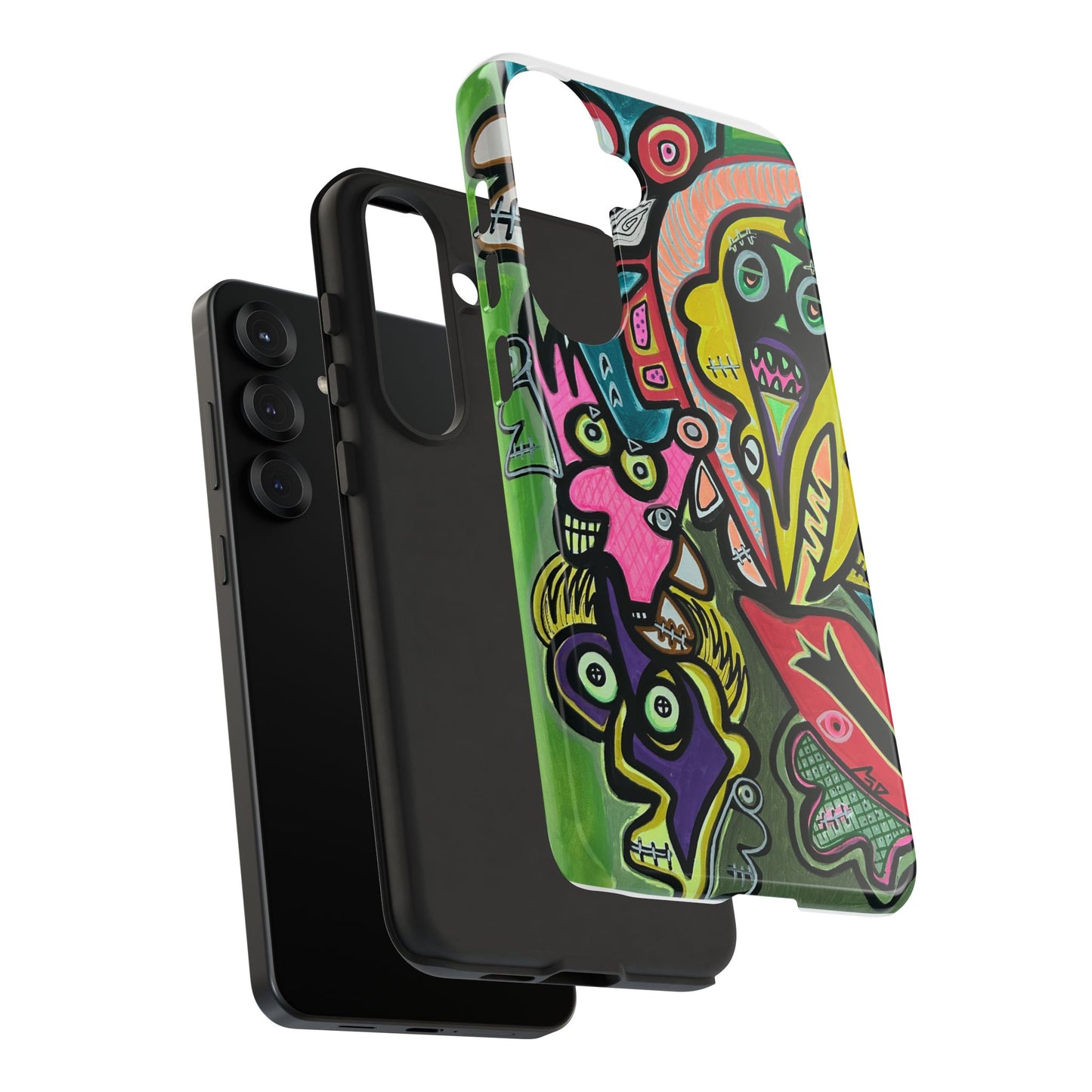 CONCERT  Abstract Graffiti Phone Case — Colorful Street Art Tough Cases