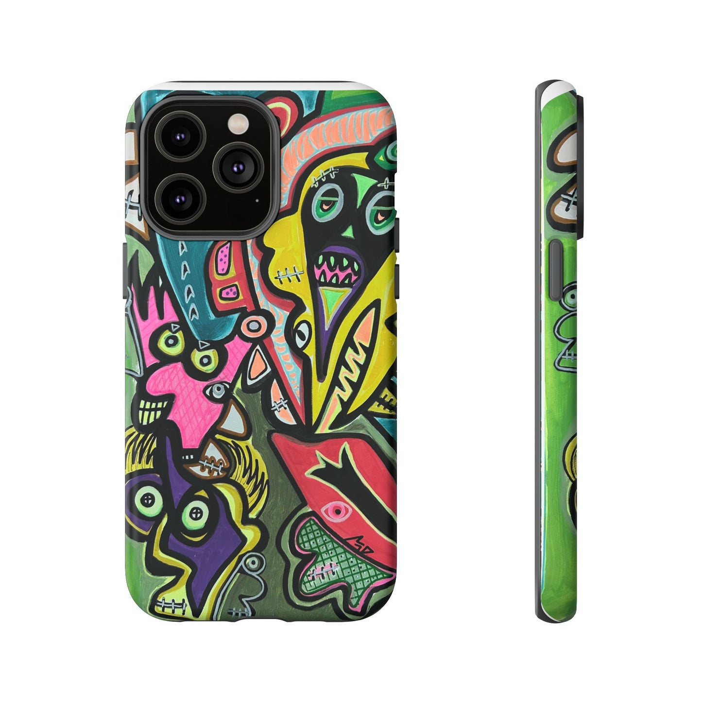 CONCERT  Abstract Graffiti Phone Case — Colorful Street Art Tough Cases
