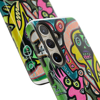 CONCERT  Abstract Graffiti Phone Case — Colorful Street Art Tough Cases