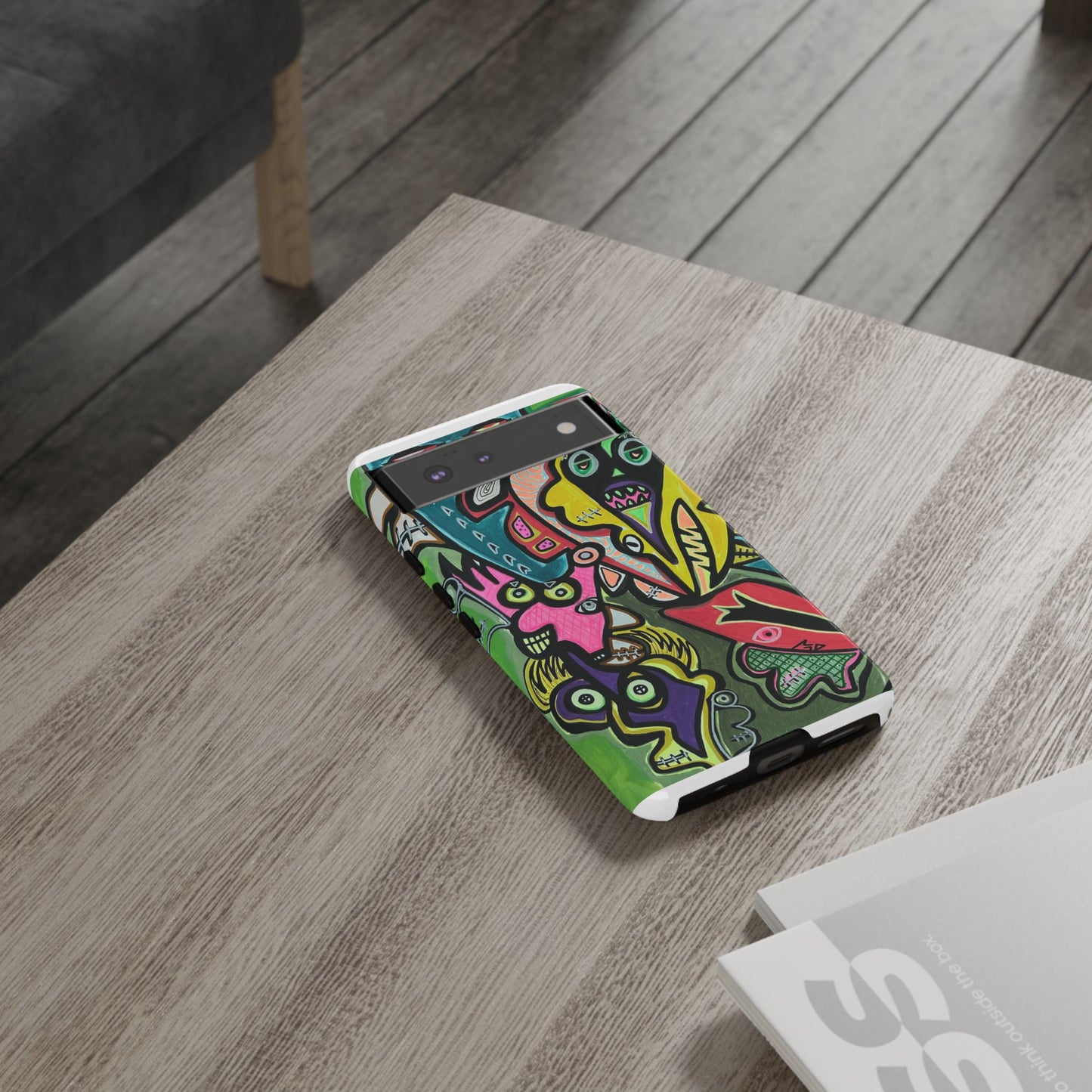 CONCERT  Abstract Graffiti Phone Case — Colorful Street Art Tough Cases