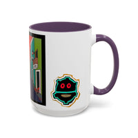 SAN JUAN.  Colorful Street Art Coffee Mug — Vibrant Alleyway & Playful Emblem Accent Mug