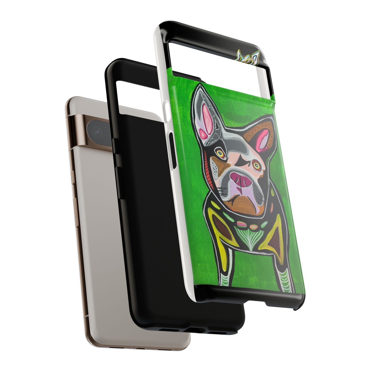 FRENCHIE  Art Phone Case – Colorful Pop Dog iPhone Cover