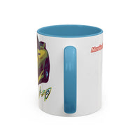 RX7  Coffee Mug — Yellow Sports Car Illustration Accent Mug