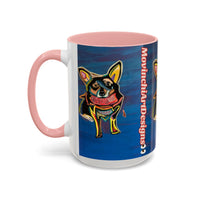 Chihuahua Art Coffee Mug – Colorful Pop‑Art Dog Accent Mug (11/15 oz)