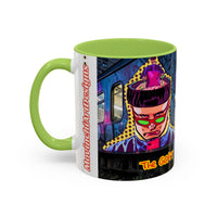 OLIVER TREE "The Goat"Urban Graffiti Coffee Mug — Colorful Retro Subway Art