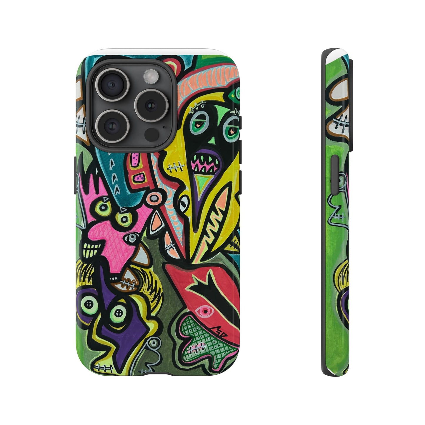 CONCERT  Abstract Graffiti Phone Case — Colorful Street Art Tough Cases