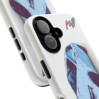 Melvin White Sports Car Phone Case - Retro Pop Art Supercar Protective Tough Case