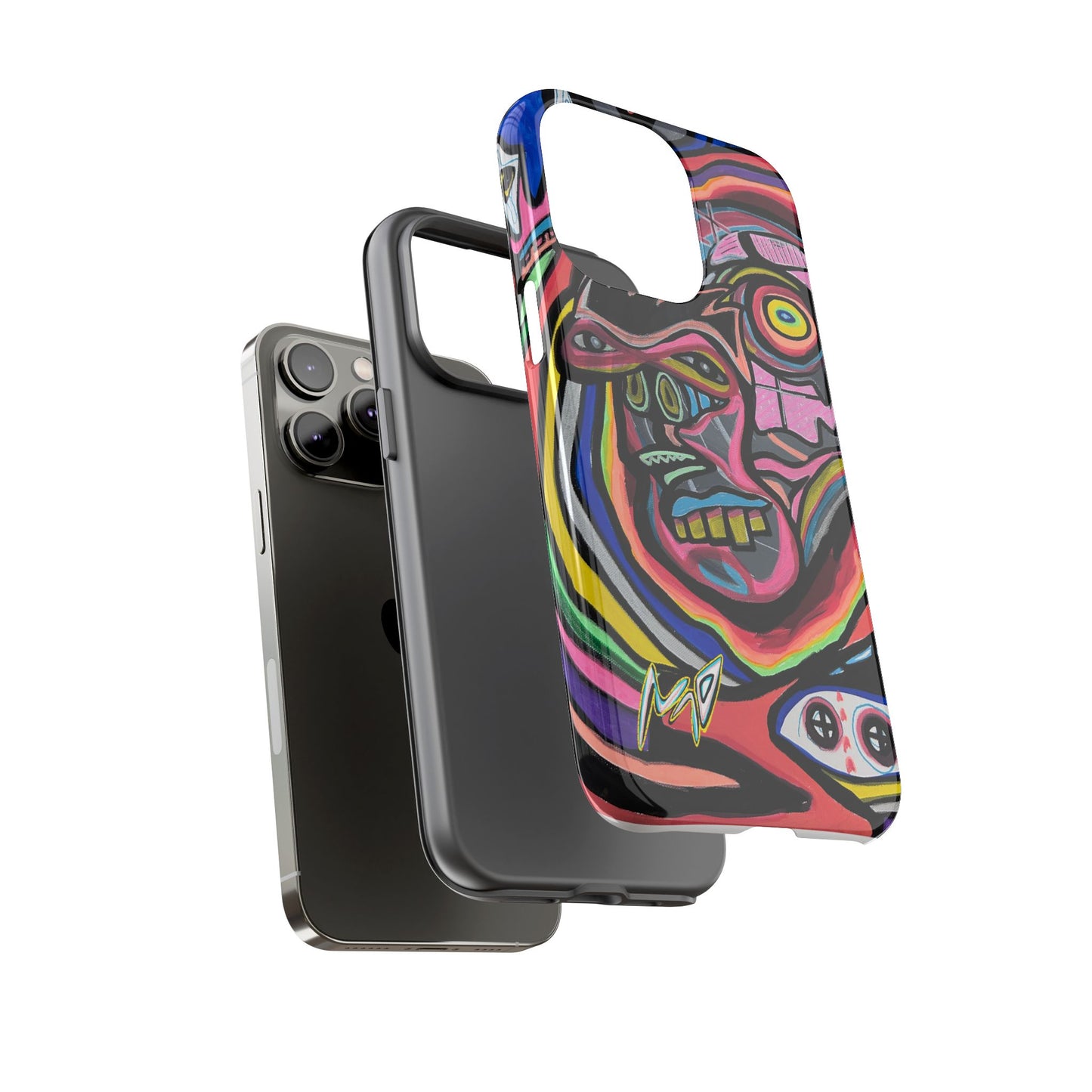 CRAZY Graffiti Phone Case — Colorful Street Art Protective Cover
