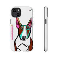 MR Bull Terrier Phone Case — Colorful Pop Art Tough Cases for Dog Lovers